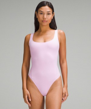 Lululemon Wundermost Ultra-Soft Nulu Square-Neck Sleeveless Skjorta Dam Rosa | SE_LuLu24490