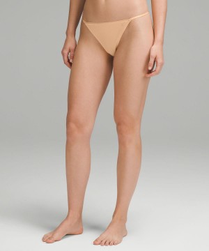 Lululemon Wundermost Ultra-Soft Nulu String Low-Rise Thong Underkläder Dam Korall | SE_LuLu64510