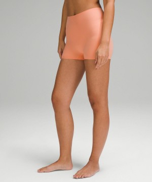 Lululemon Wundermost Ultra-Soft Nulu Super-High-Rise Shortie2" Underkläder Dam Korall | SE_LuLu71063