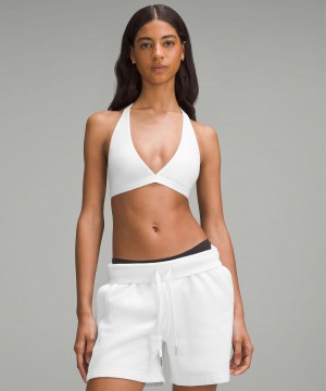 Lululemon Wundermost Ultra-Soft Nulu T-Strap Trianglelette Sport BH Dam Vita | SE_LuLu66827