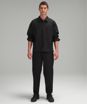 Lululemon lululemon lab Jacquard Relaxed-Tapered 27"L Långbyxor Herr Svarta | SE_LuLu81348